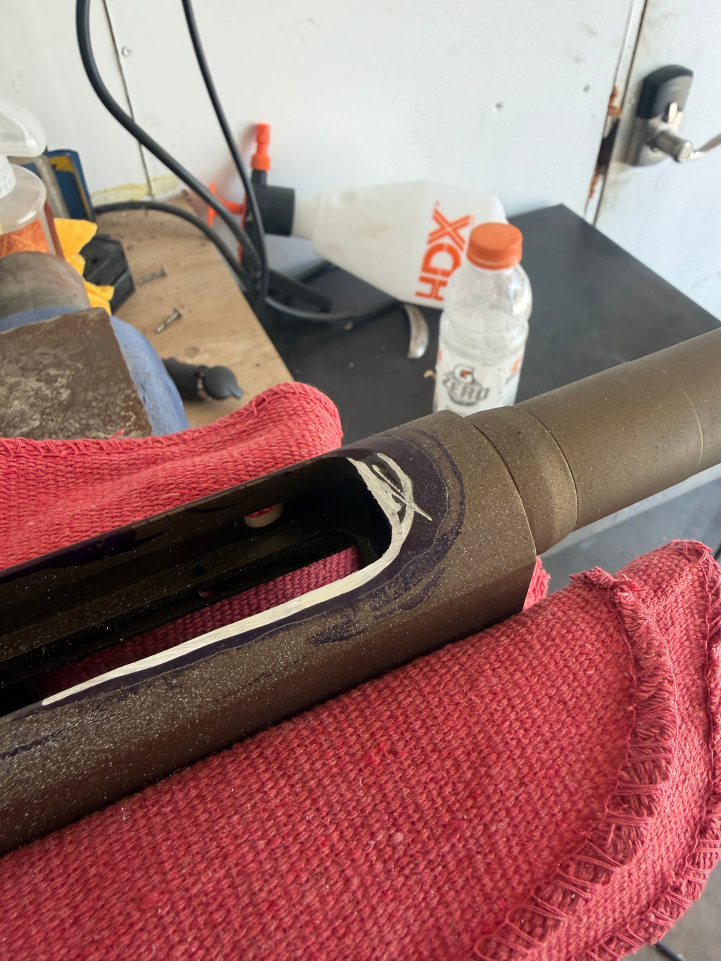 Custom Cut Feed Port
