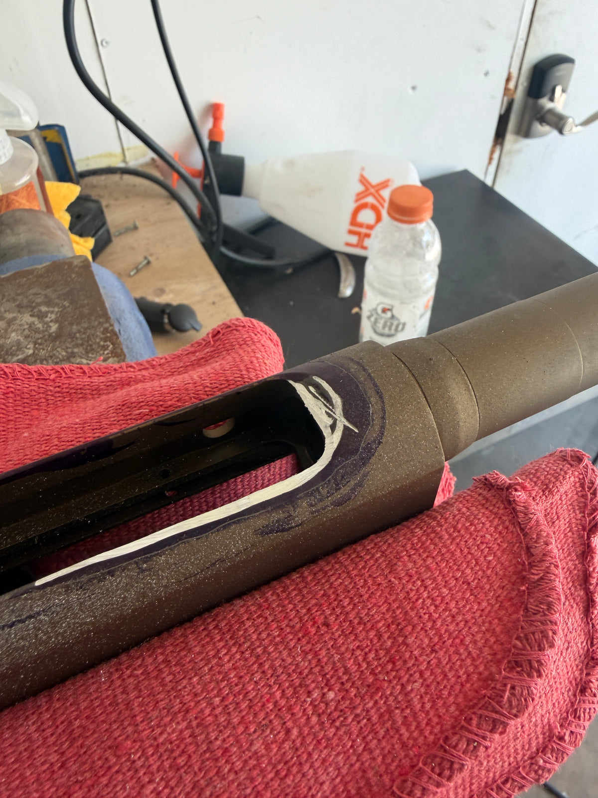 Custom Cut Feed Port